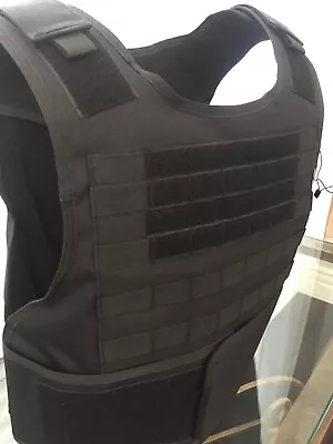 WARLOCK BODY ARMOR Carrier Vest FREE 3a BULLETPROOF Inserts XL 2XL 3XL L USA Made!