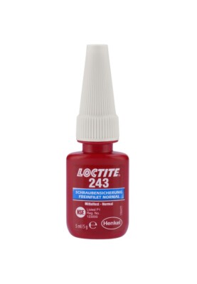 LOCTITE 243 Schraubensicherung 5 ml Mittelfest Normal Schraubenkleber Universal