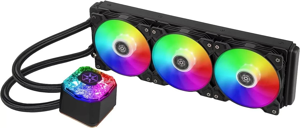 Silverstone IceGem 360, 360mm ARGB AIO Liquid Cooler with 3