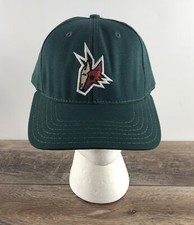 Phoenix Coyotes Fitted Baseball Hat Green Kachina Pro-Line Vintage Size  7 3/8