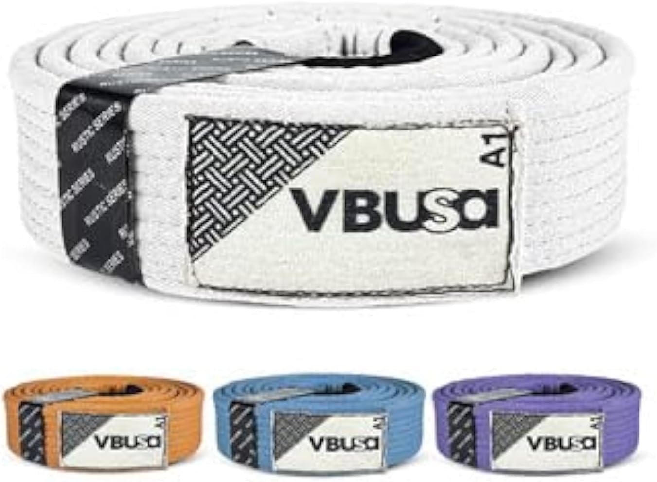 Rustic Series Pro BJJ Judo Belt with Sleeve Bar for Rank Training
