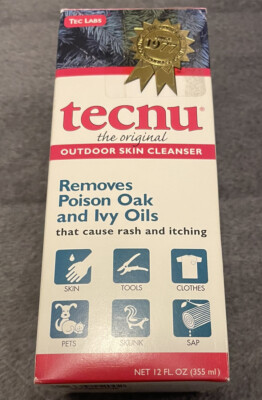 TECNU POISON OAK IVY CLEANSER 12 OZ NEW!