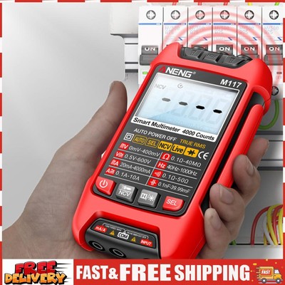 Digital Multimeter 4000 Counts Professional Multifunction Tester NCV Auto Range 