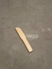 Handmade Tanto Bokken Bokuto Wooden Wood Practice Knife, American Hickory, 8"