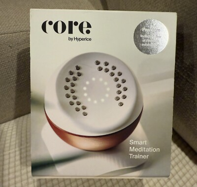 Hyperice Core Premium Smart Meditation Trainer - White - Sealed 