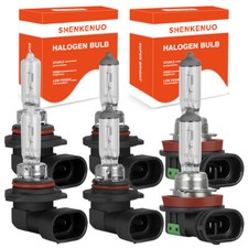 For Honda Accord 2005-2012 6X 3400K Halogen Headlight High/Low Fog Light Bulb BP