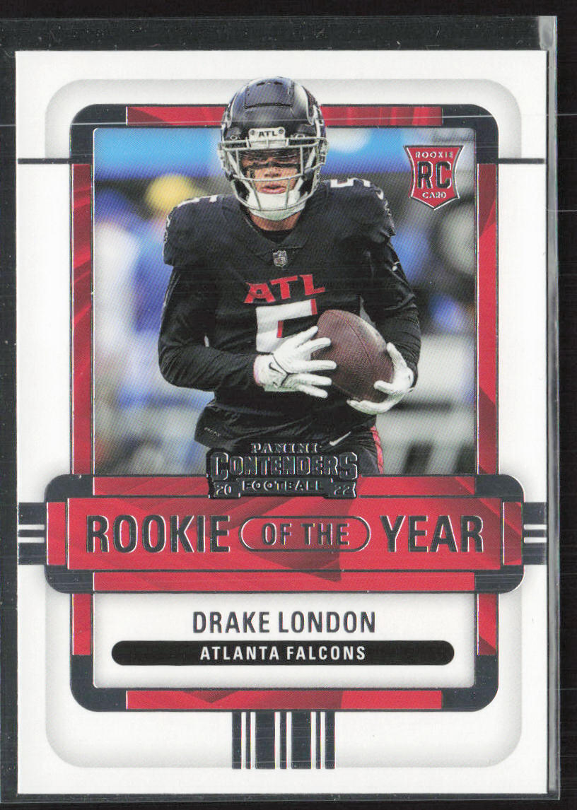 2022 Panini Contenders #ROY-DLO Drake London Rookie of the Year Contenders
