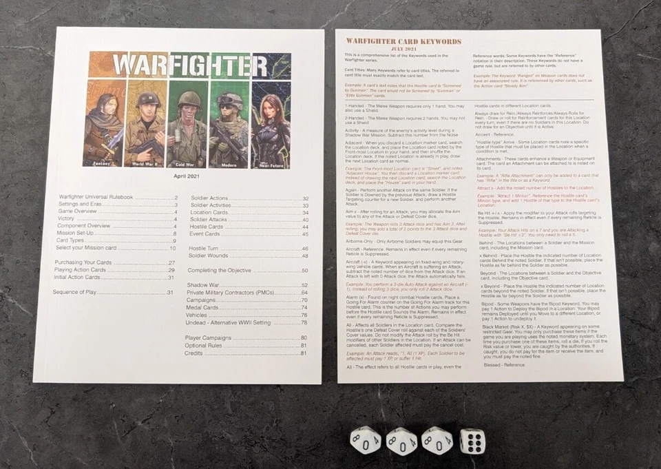 DVG - Warfighter: The WWII Tactical Combat Card Game (2nd Ed) - Used! Buy As Is! - Image 4 of 4