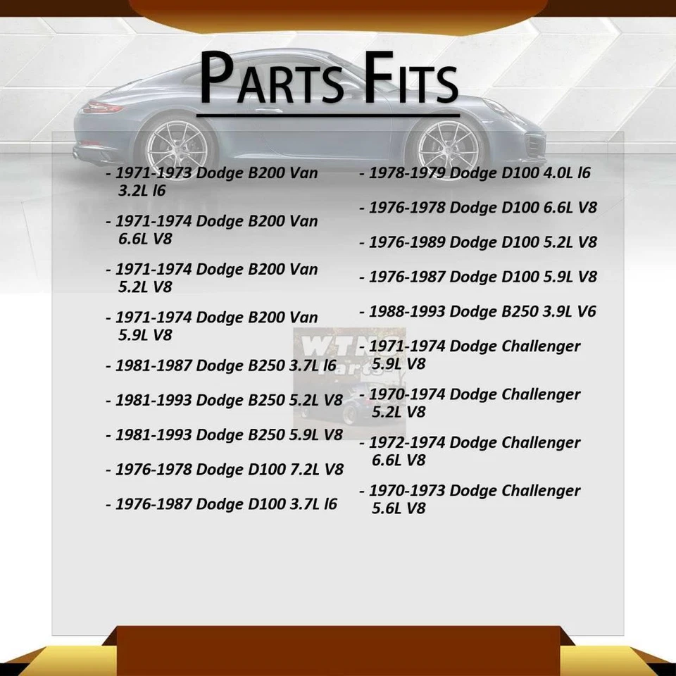 适用于 1964 1966 年道奇 A100 卡车 GMB 后轴所有接头通用接头 — 第 3/4 张图片