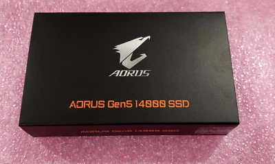 NEW , SEALED! GIGABYTE AORUS Gen5 14000 SSD 2TB AG514K2TB G10 (BX-71159)
