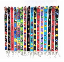Lot Cartoon Mixed Lanyard Key chain Phone Card Badge Holder R13