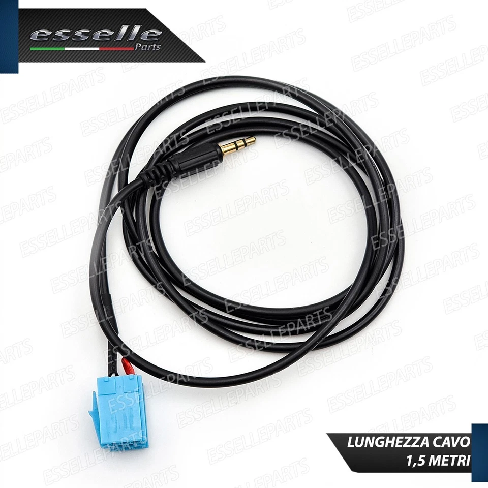 CAVO AUX + KIT SMONTAGGIO STEREO FIAT PANDA MK3 312 1.5 METRI RETROFIT MP3 - Immagine 4 di 4