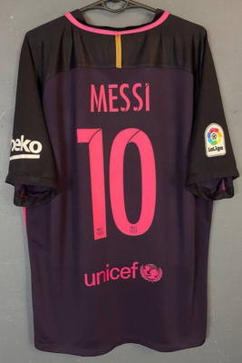 MEN MESSI FC BARCELONA 2016/2017 FOOTBALL SOCCER SHIRT JERSEY