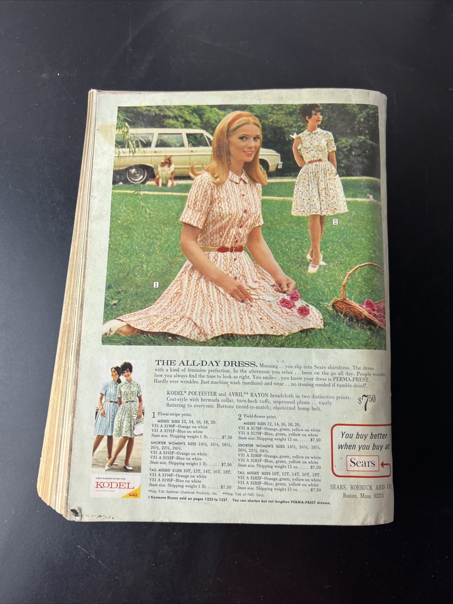 Vintage 1967 Sears Spring Summer Catalog Edition 1063 Pages