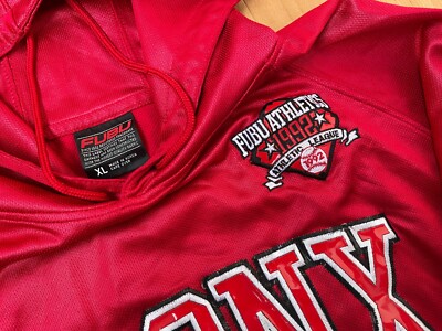 FUBU ゲームシャツ BRONX Logoアメフト ジャージ FUBU フブ シャツ メンズ 長袖 ジャージ ホッケーシャツ ゲーム
