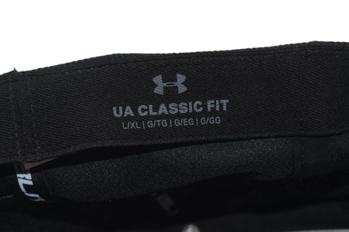 Under Armour Men UA Blitzing 3.0 Baseball Cap Stretch Fit Black/White Hat L/XL - Picture 12 of 13
