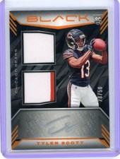 2023 Panini Black Tyler Scott RC Dual Rookie Patch Auto RPA SP /50 Bears