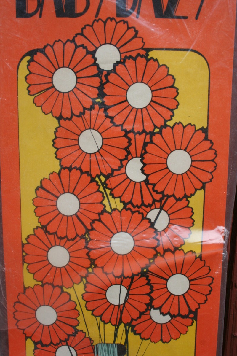 Vintage 1970s Takahashi Baby-Dazy 24 Flowers Daisies SF Flower