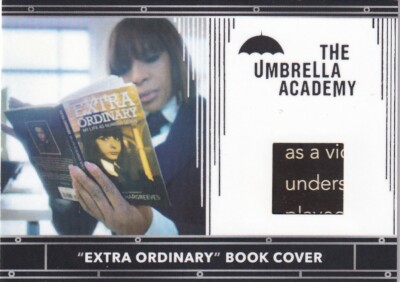 Umbrella Academy Trading Cards Relic ''Extra Ordinary'' Book Cover RC12