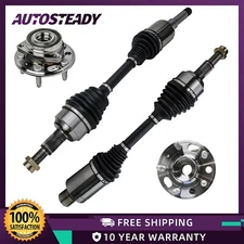 Front Wheel Hub Bearing & CV Axle Kit for 2010 - 2016 Chevy Equinox GMC Terrain