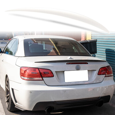 Painted 300 Alpine White for BMW 3-Series E93 Convertible P Style Trunk Spoiler