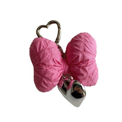 Stylish Cute Bow Heart Pendant Keychain Sweet Keychain Backpack Decoration Gifts