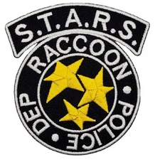 S.T.A.R.S Raccoon Embroidered Patch (Iron on Sew on -RS7)