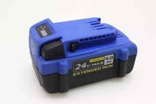    Lot of 2 Kobalt KB 424-03 Black Blue Extended Run Lithium-Ion 4.0Ah   