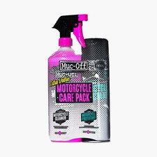 Muc Off Motorcycle Care Duo Kit Motorradreinigungs-Set Reinigen Sch&uuml;tzen