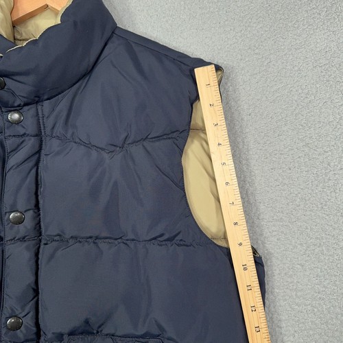 Denim & Supply Ralph Lauren Down Puffer Vest Mens Large Navy Quilted Full Zip - Picture 10 of 12
