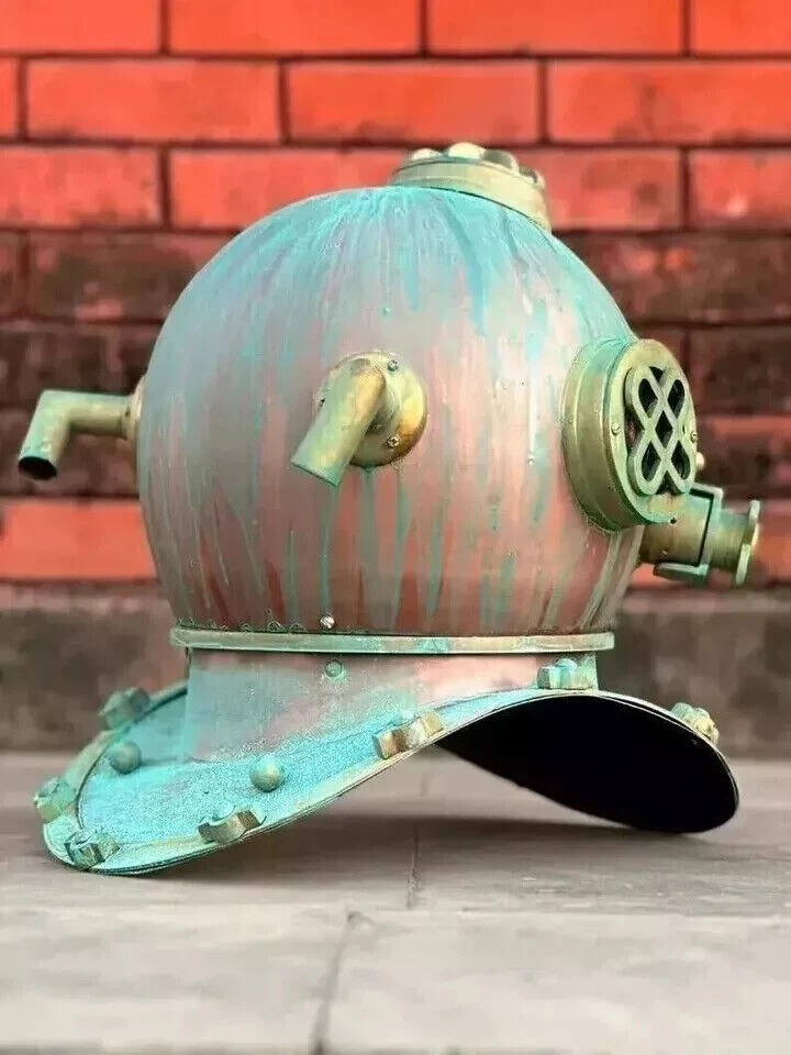 Casco de buceo Scuba Mark V Deep Sea Marina Diving Diver 1921 casco de buceo profundo Foto 2 de 4