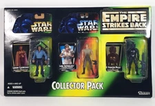 Star Wars Collector Pack Lando, Luke & Tie Fighter Pilot 1997 ESB New in Pack