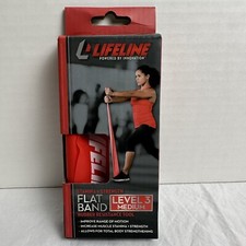 Lifeline Flat-Band Rubber Resistance tool Level 3 Medium For Strength NEW In Box