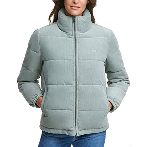 mint puffer jacket