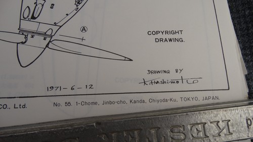 KOKU-FAN Stampa/Disegno 32-16 1:32 Hawker Hurricane MKIIc 1971 15 x 20" - Foto 6 di 6