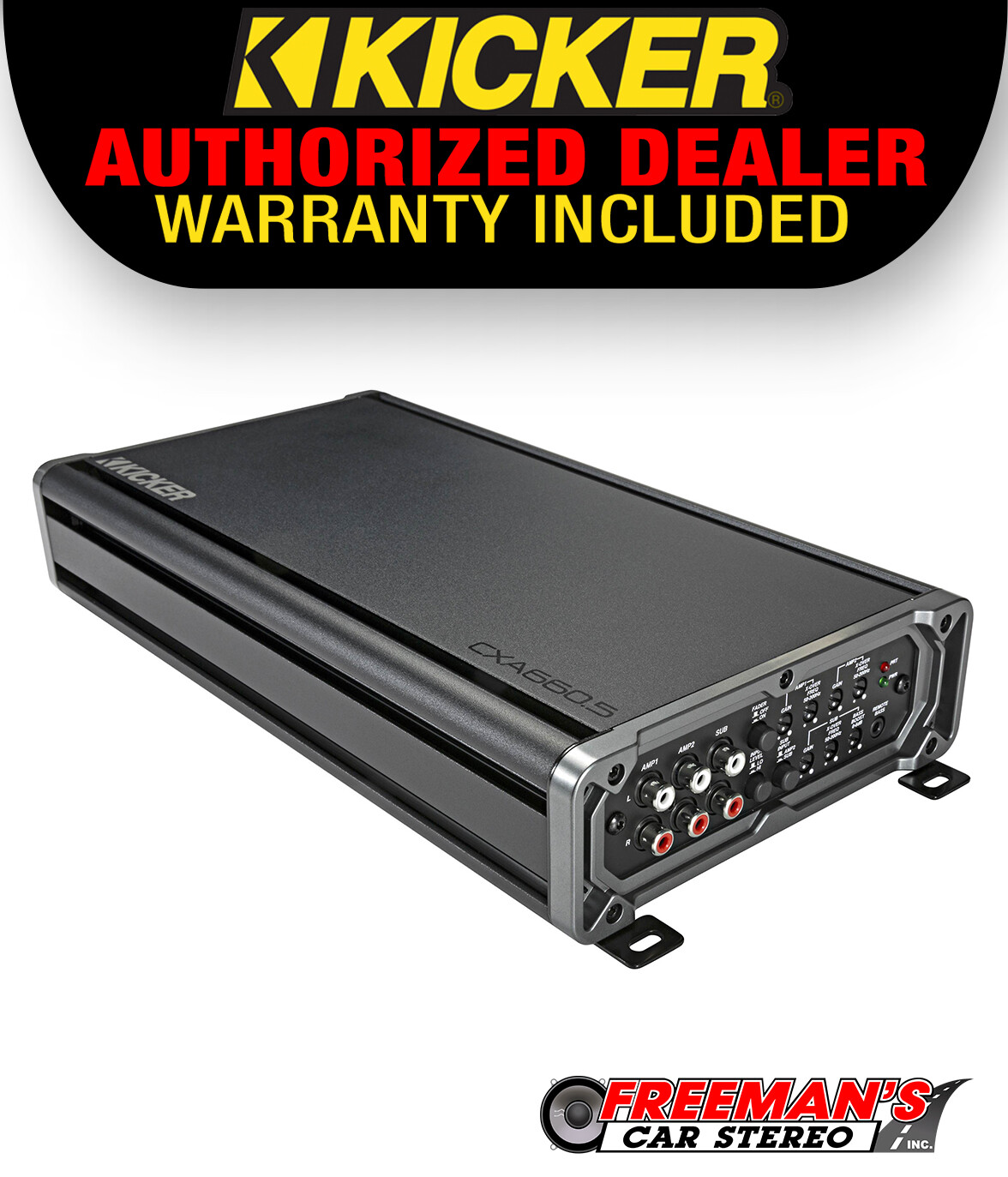 Kicker 46CXA660.5 CX Series 5-Channel Amplifier - 65 watts R