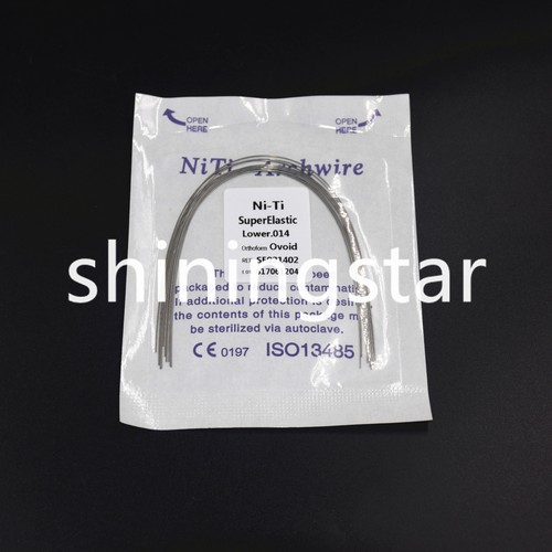 1 Sacchetto Super Elastico Niti Dentale Ortodontico Arco Filo Rotondo Ovoidale Superiore/Inferiore - Foto 27 di 38