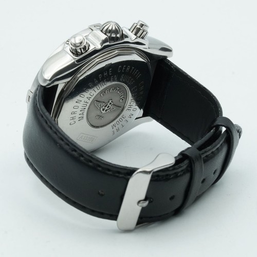Breitling Chronomat Evolution A13356 Lunetta Blu Ottimo Stato Documenti - Foto 10 di 11
