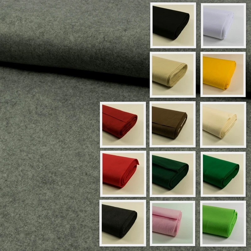 Deko- Bastelfilz uni 1 mm dick basteln Dekoration (Preis=0,5m)