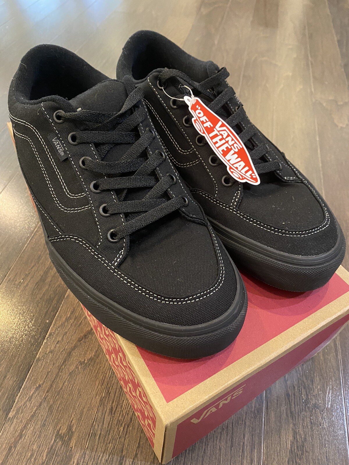 VANS Men's Bearcat Canvas Black Sneakers Size 11.5 Shoes Classic SB 508357  | eBay
