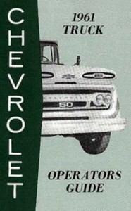 CHEVROLET 1961 Truck Owner's Manual 61 Chevy Pick Up | eBay