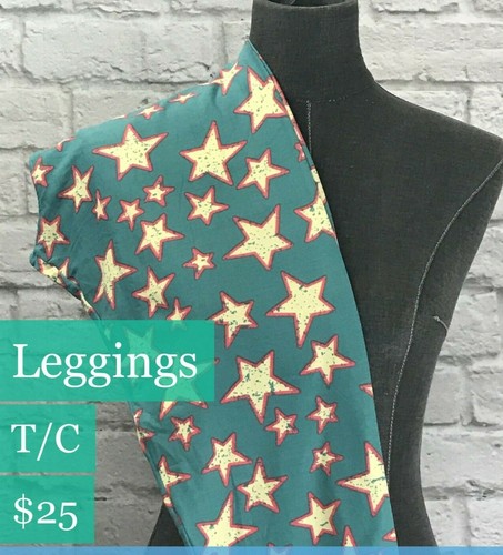 LuLaRoe Leggings - 4th of July - Stars 