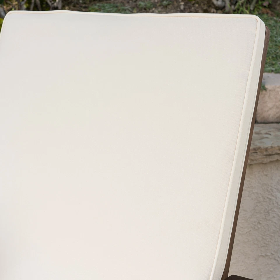 Деревянное кресло-качалка с подушкой Louise Outdoor Acacia - Изображение 3 из 4