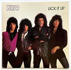 Vtg 1983 KISS Album LICK IT UP Record 1ST PRESSING w Inner OG VINYL is NEAR MINT