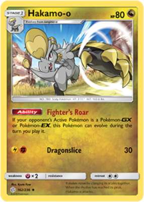 1x Hakamo-o 162/236 Cosmic Eclipse Pokemon TCG Card NM | eBay