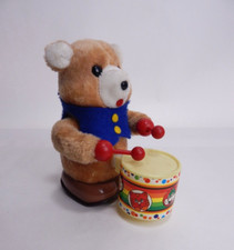 Vintage 1986 HanStar Bear/Drum Battery Operated Toy 8" Taiwan SEE VIDEO 