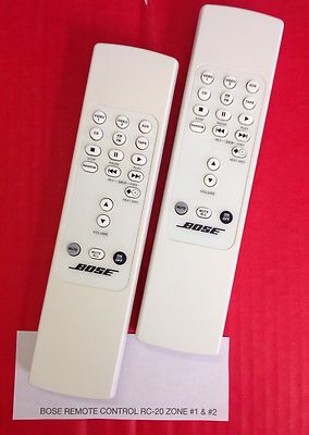 Bose RC-20 Remote Control--ZONE #1 & #2 SELLER/rebuilt [2]ea @ this price