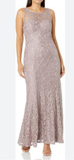 Ignite Evening Dress 12 Formal Gold Sequins Cruise Wedding Party Cruise Long