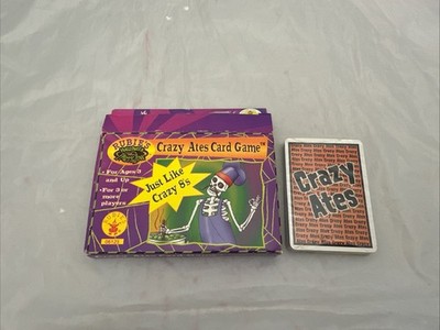 Rare Rubies Halloween Party Zone 06125 Crazy Ates Card Game Just Like Crazy 8 s