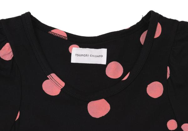 TSUMORI CHISATO Pigment Dot Printed Flare T-shirt Size 2(K